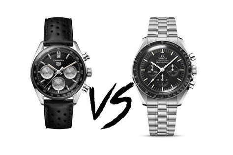 tag heuer carrera vs omega speedmaster professional|Speedmaster Professional vs. Tag Heuer Carrera .